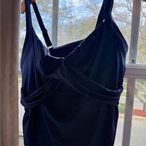 Lands' End Navy Blue Top